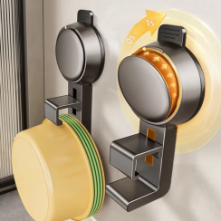 Suction Cup Hook Corner Washbasin Storage