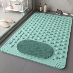 Bathroom Anti Slip Bath Mat with Suction Cups Massage