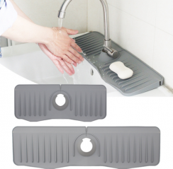 Silicone Sink Faucet Mat Absorbent Water Catcher Pad