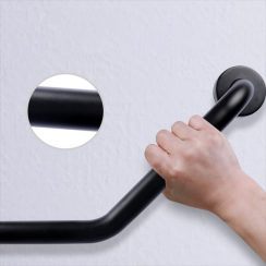Non Slip Bathroom Wall Mount Angled Shower Safety Grab Bar Handle